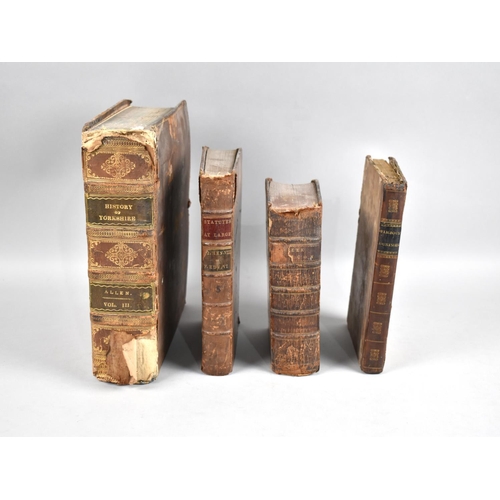 190 - A Collection of Four Various Leather Bound Volumes to include County of York, Volume III, Religious ... 