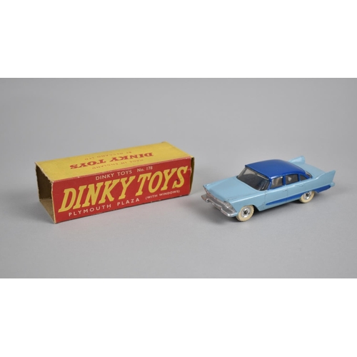 204 - A Boxed Dinky Toys Plymouth Plaza No 178, Box AF