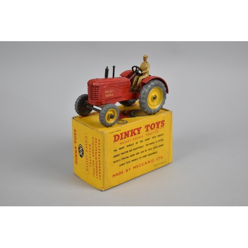 207 - A Boxed Dinky Toys Massey Harris Tractor No 300