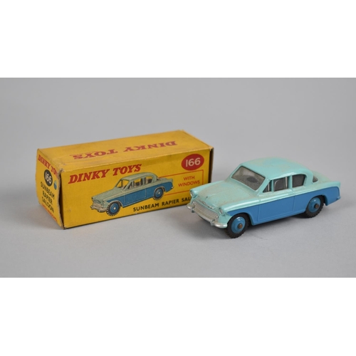 208 - A Boxed Dinky Toys Sunbeam Rapier Saloon No. 166