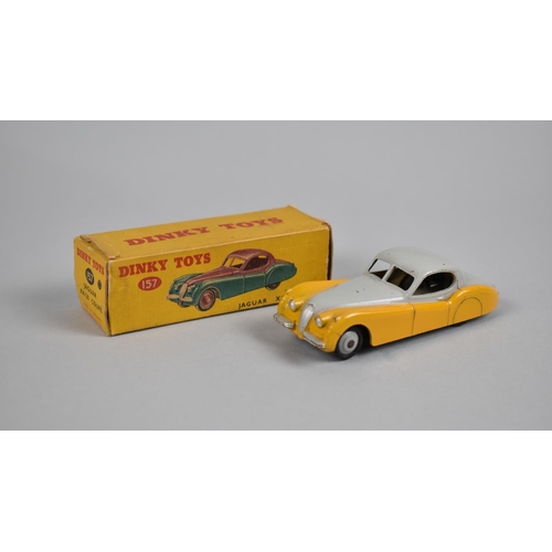 209 - A Boxed Dinky Toys Jaguar XK120 Coupe No. 157