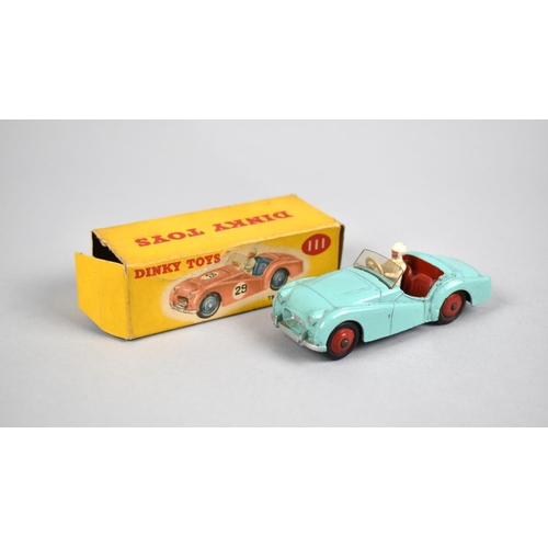 212 - A Boxed Dinky Toys Triumph TR32 Sports Car No. 111, Box AF