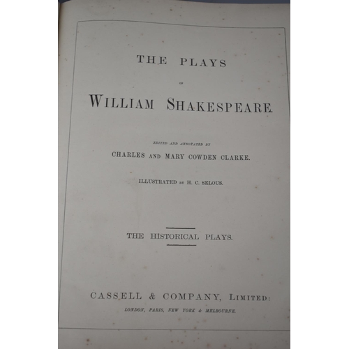 255 - A Set of Three Bound Volumes, The Plays of William Shakespeare, Historical, Comedies and Tragedies