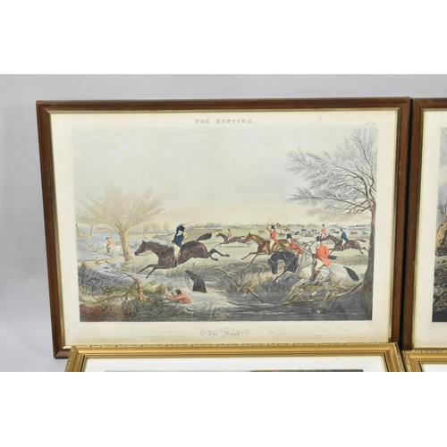 277 - Two Pairs of Framed Fox Hunting Prints