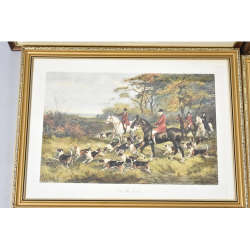 277 - Two Pairs of Framed Fox Hunting Prints