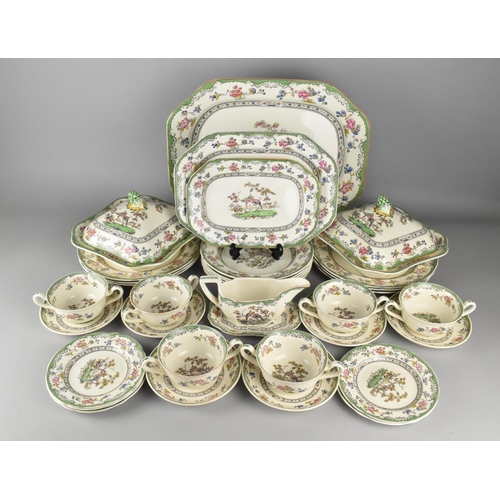 354 - A Copeland Spode Eden Dinner Service to Comprise Three Graduated Platters, Six Large Plates, Six Sma... 