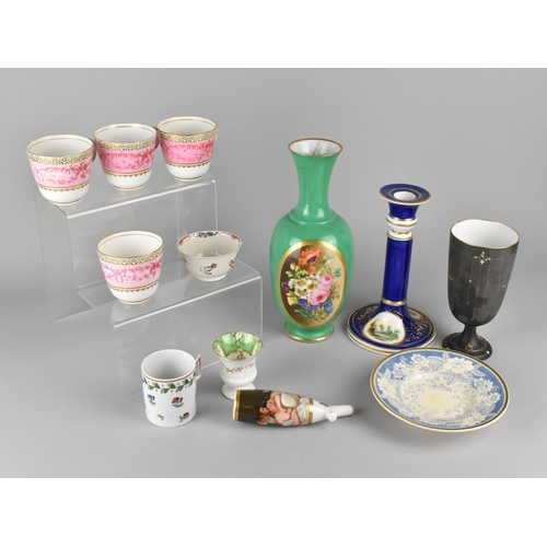 358 - A Collection of 19th Century English and Continental Porcelain to Comprise Copeland Garret Porcelain... 