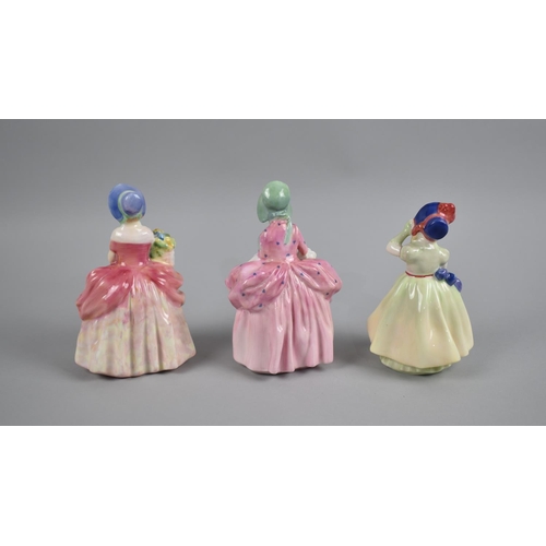 416 - A Collection of Three Various Royal Doulton Figures to include Babie, Bo Peep and Cissie