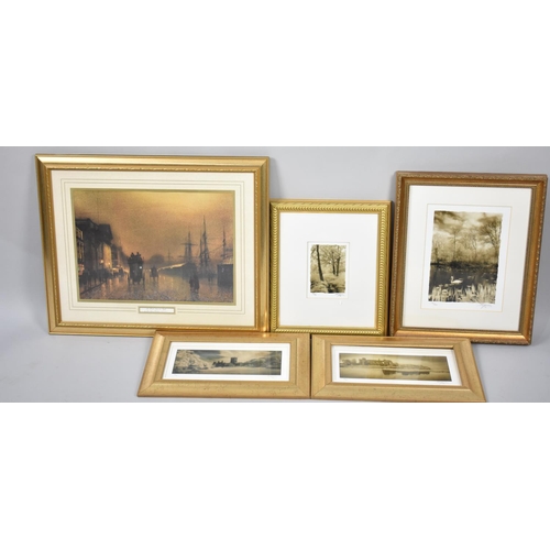 533 - A Collection of Various Gilt Framed Pictures and Prints