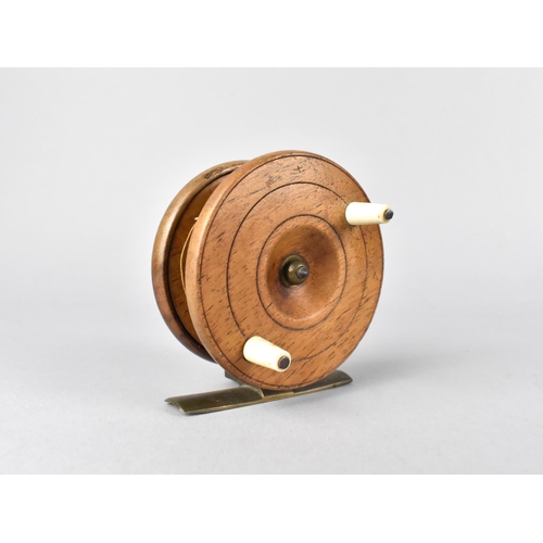 Sold at Auction: ANTIQUE BRASS FLY FISHING REEL