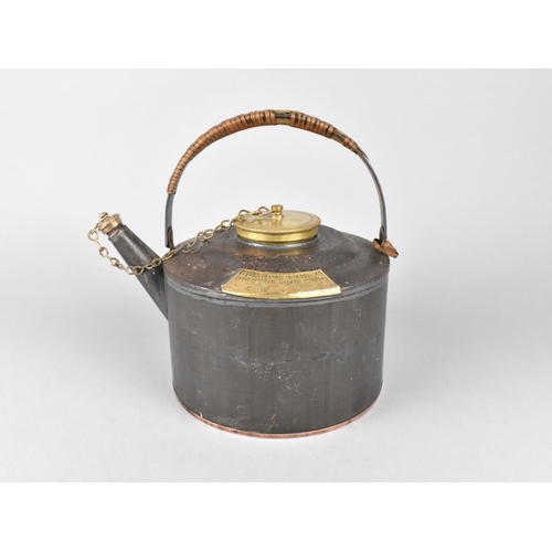 87 - A Late 19th/Early 20th Century Vintage Copper and Brass Picnic Kettle by GWS and S