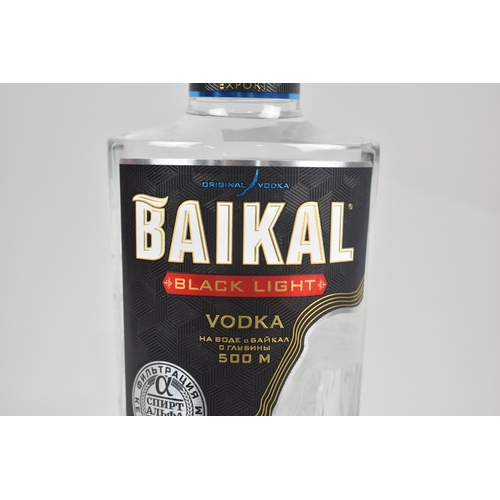 139 - Three 50cl Bottles of Baikal Premium Russian Vodka