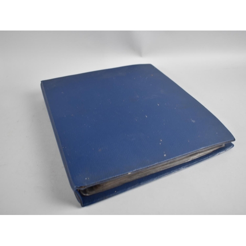 182 - A Ring Binder Coin Album Containing British and Foreign Coins to include Churchill Crown Etc