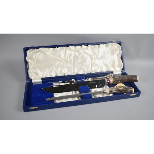 200 - A Cased Unused Three Piece Carving Set