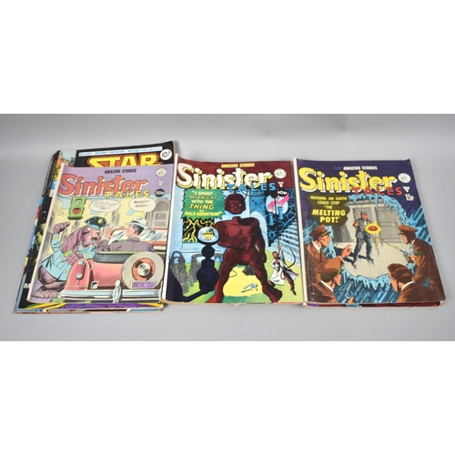 207 - A Collection of 1970s Comics to include Six Issues Sinister Tales and Two Issues Star Wars Weekly