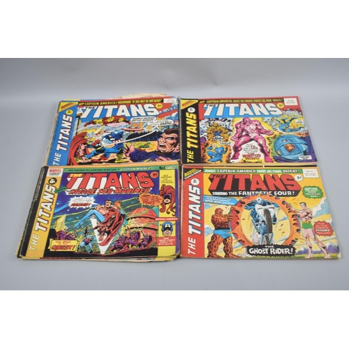 210 - A Collection of Fifteen Copies, Marvel V Titans, C.1976