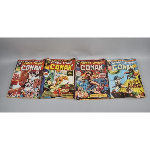 211 - A Collection of Nineteen Copies of Marvel Savage Sword of Conan C. 1970s