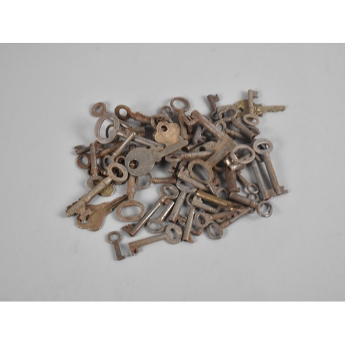 224 - A Collection of Various Vintage Cabinet and Box Keys