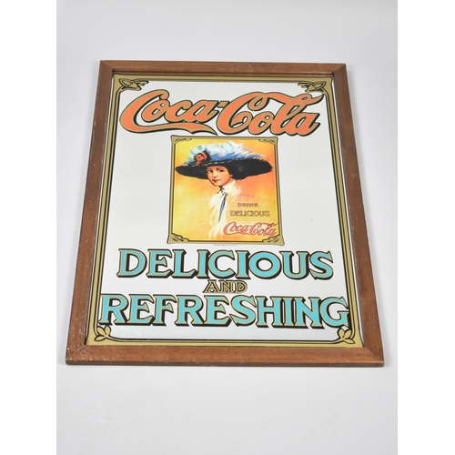 230 - A Reproduction Coca-Cola Advertising Print, 61x83cms