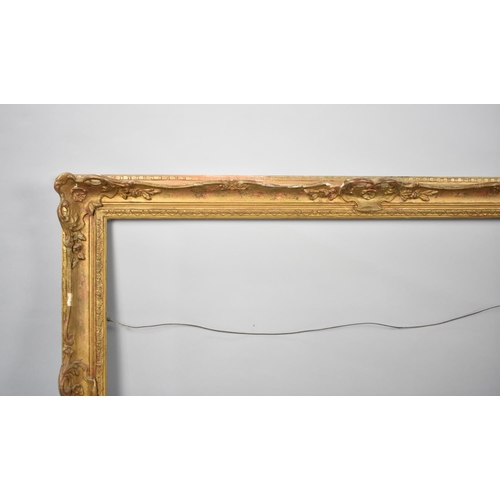 234 - A Large Gilt Gesso Picture Frame, Condition issues, Inner Measurements 105x88cms