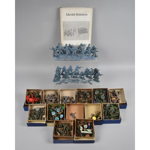 237 - A Collection of Cast Metal Wargaming Figures by Hinchliffe also Plastic Soldier Figures and Bound Vo... 