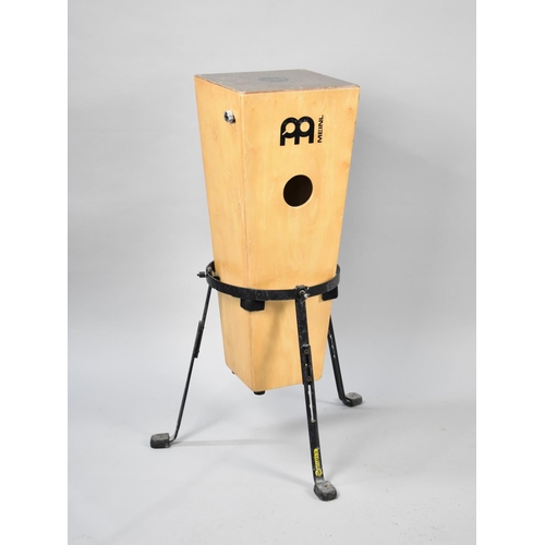 275 - A Late 20th Century Meinl Jam Cajon on Metal Tripod Stand