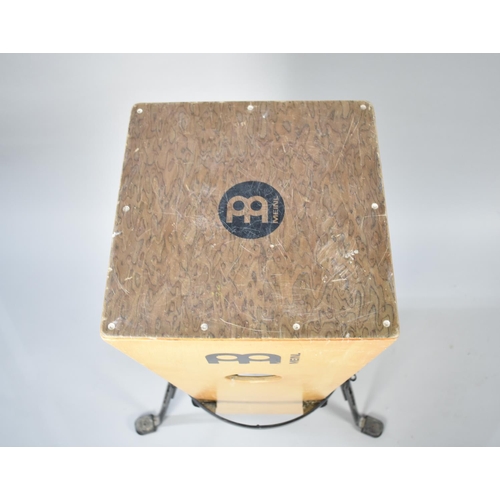 275 - A Late 20th Century Meinl Jam Cajon on Metal Tripod Stand