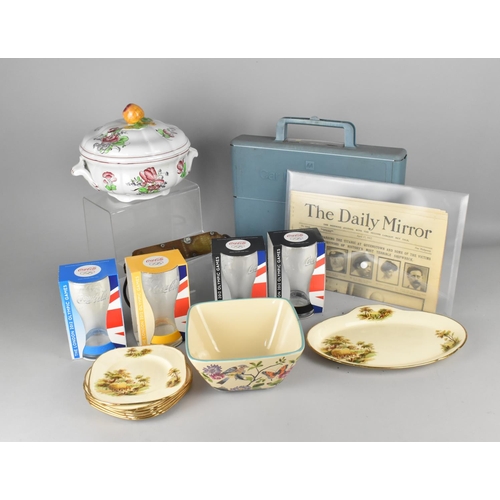 A Collection of Various Items To Include Spode Luneville Tureen, Alfred ...