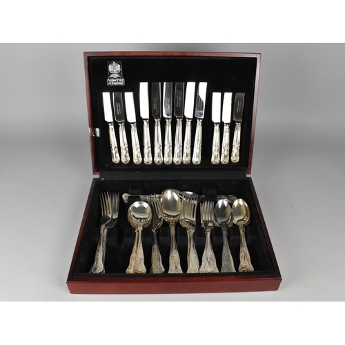 379 - A Mid 20th Century Kings Pattern Canteen of Cutlery for Six by Arthur Price