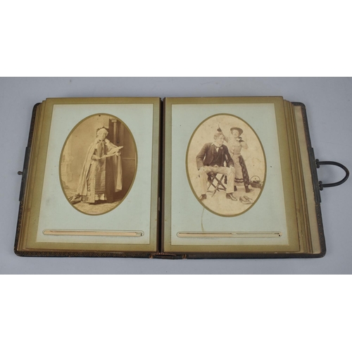 85 - Three Late 19th /Early 20th Century Photograph Albums with Photographs, Condition issues