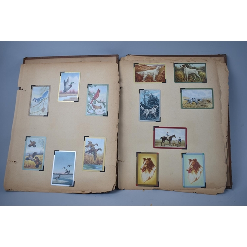 197 - A Vintage Scrapbook Containing Various Playing Card Patterns