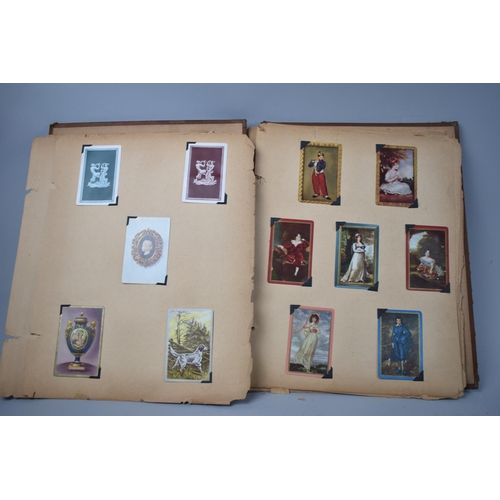 197 - A Vintage Scrapbook Containing Various Playing Card Patterns