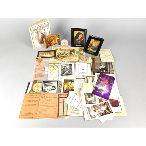 385 - A Collection of Various Printed and Other Ephemera to Include Religious, Rotary Swiss Precision Watc... 