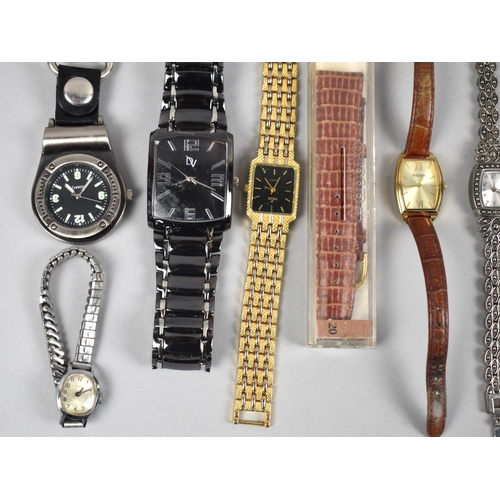 429 - A Collection of Various Vintage Wrist Watches to include Eve Mon Crois, Timex, Pulsar Etc