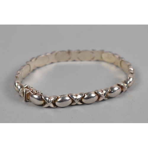 444 - A Pretty Italian Silver Bracelet, Stamped 925