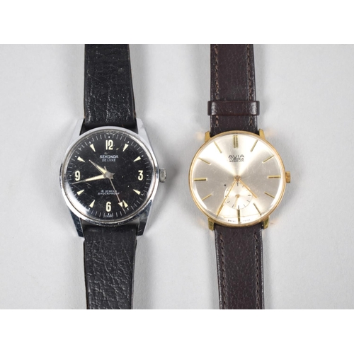 454 - Two Gents Automatic Vintage Wrist Watches, Sekonda De Luxe with Black Face with 18 Jewel Movement an... 