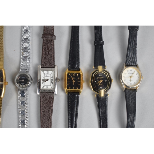 458 - A Large Collection of Vintage and Later Wrist Watches to include Citron, Accurist, Timex Etc