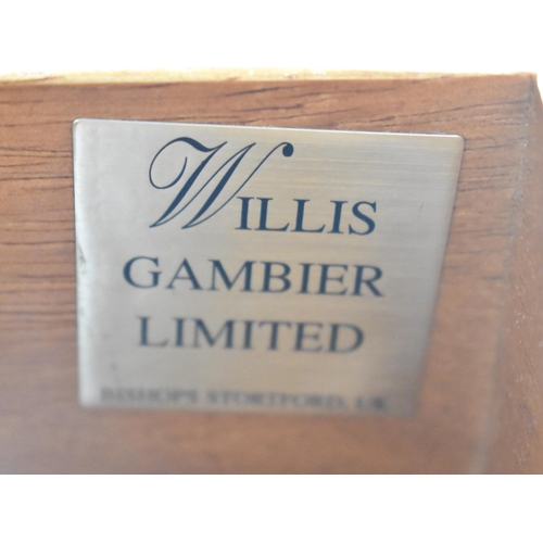 537 - A Willis Gambier Ltd Gentleman's Bedroom Chest with Hanging Compartment and Five Short Drawers, 101c... 