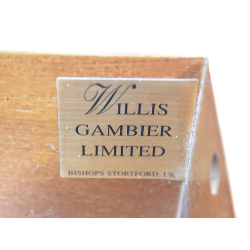 541 - A Pair of Willis Gambier Ltd Bedroom Three Drawer Bedside Chests, 49cm wide