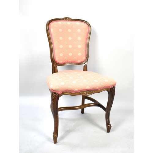 570 - A Mid 20th Century Mahogany Side Chair with Cabriole Front Legs