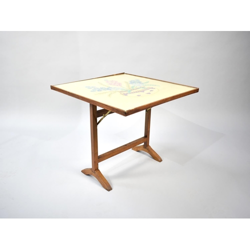 573 - A Mid 20th Century Screen/Table, Condition Issues to Frame