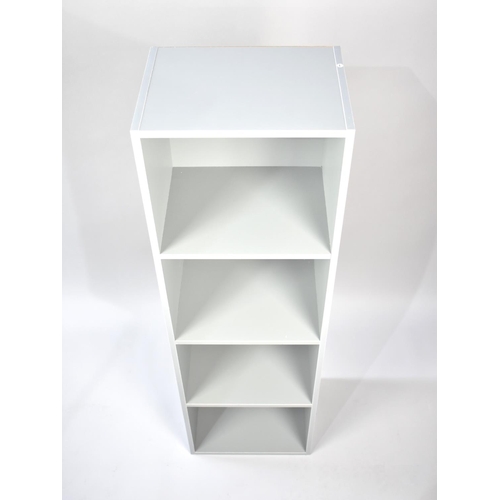 574 - A Modern Four Section Storage Unit, 32cm wide and 107cm high