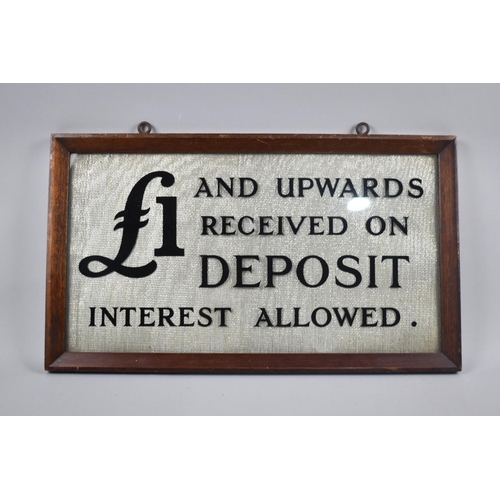 68 - An Edwardian Oak Framed Sign, 