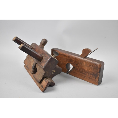 79 - An Early 20th Century Brass Mounted Moulding Plane and One Other