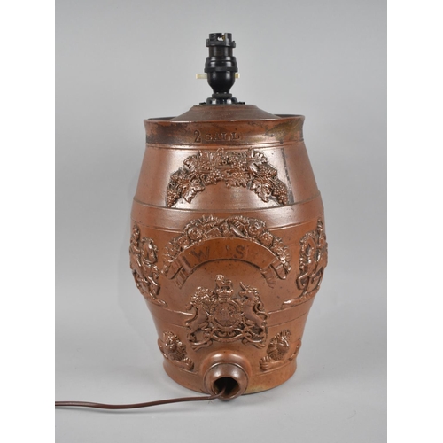 101 - A Late 19th Century Two Gallon Water Purifier Decorated in Relief with Royal Crest, Lion Mask, Fruit... 