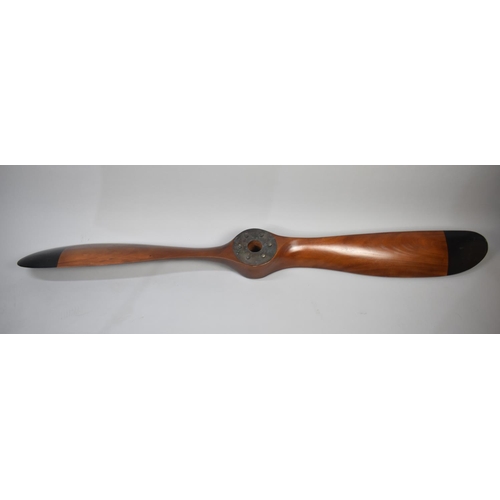 135 - A Reproduction Copy of a WWI Wooden Two Blade Propellor, 198cms Long