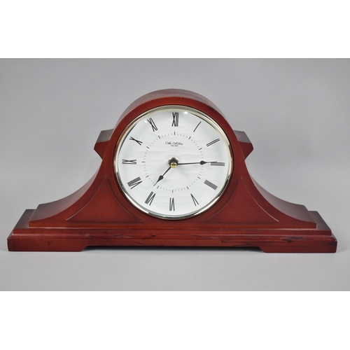 164 - A Modern Napoleon Hat Mantle Clock, Battery Movement, 38cms Wide