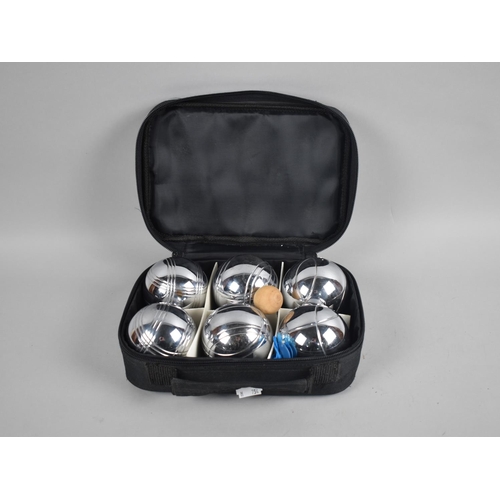 173 - A Set of Boccia Boules in Canvas Carrying Case