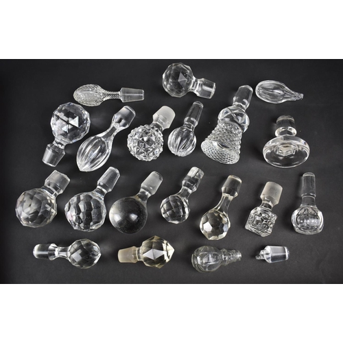 189 - A Collection of Various Decanter Stoppers