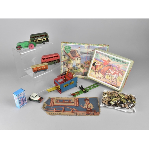 238 - A Collection of Various Vintage Toys, Jigsaws Etc